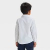 Toddler Boys' Long Sleeve Oxford 'Button-Down' Shirt - Cat & Jack™ White - image 2 of 3