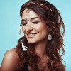 4-Pair Bohemian Vintage Earring Set: Star Rhinestone Dangle Drops - 3 of 4