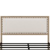 NicBex Full Size Upholstered Bed Frame with Nailhead Decoration and 4 Drawers for Adults/Boys/Girls,White+Brown - 4 of 4