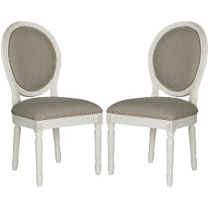 Holloway 19''H French Brasserie Oval Side Chair (Set of 2)  - Safavieh - 1 of 4
