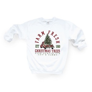 Simply Sage Market Women's Graphic Sweatshirt Farm Fresh Cut and Carry - 1 of 2