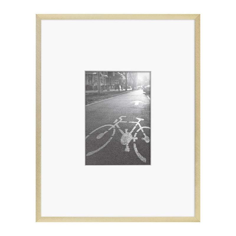 Thin Metal Matted Gallery Frame Gold - Threshold™, 4 of 11