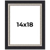 PosterPalooza | Embellished Black Picture Frame - UV Acrylic, Foam Board Backing, Hanging Hardware - 2 of 4