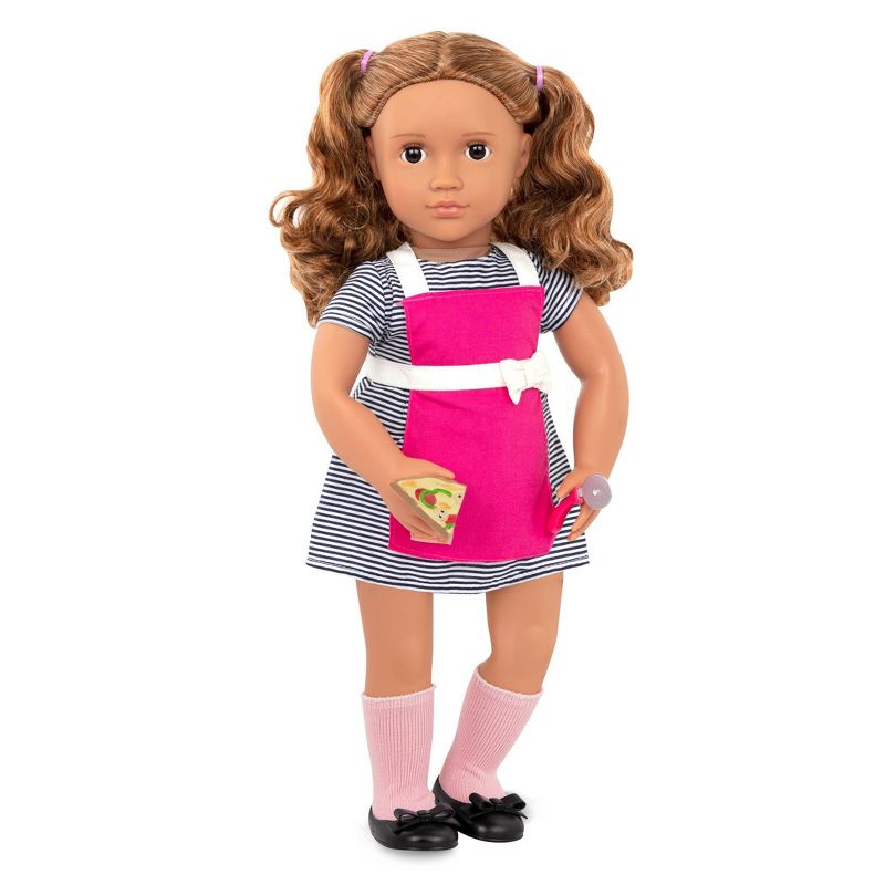Our Generation Isa with Storybook &#38; Outfit 18&#34; Posable Cooking Doll, 3 of 7