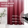 Ombre Short Room Darkening Blackout Kitchen Curtains for Small Windows - 2 of 4