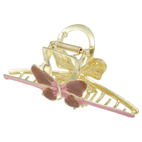 6pcs Women's Colorful Butterfly Claw Clips Sweet Butterfly Decor Hair  Accessories For Daily Use