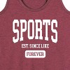 Women's - Instant Message - Girls & Sports Graphic Racerback Tank - 2 of 4