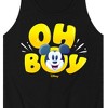 Men's - Disney - Oh Boy Mickey Face Graphic Tank Top - 2 of 3