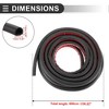 Unique Bargains Universal Car Weatherstrip Self Adhesive 20Ftx0.47" D-Shape EPDM - 4 of 4
