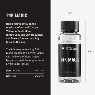 24K Magic Lemongrass and Bergamot Fragrance Oil, 120ML