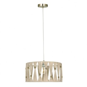 Eglo Lighting Macclenny 1 - Light Pendant in  Brushed Gold - 1 of 2