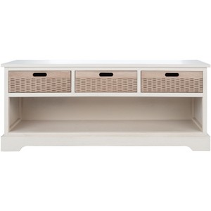 Landers 3 Drawer Storage Bench - BCH5701 - Safavieh - 1 of 4