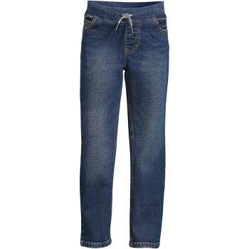 Lands' End Kids Iron Knee Stretch Pull On Jeans