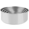 The Lakeside Collection Set of 5 Stainless Steel Mixing Bowls with Lid - Silver - 3 of 4