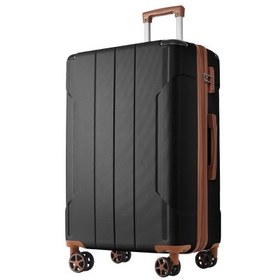 28 Inch Expandable Hardside Luggage with Double Spinner Wheels TSA Lock Durable Lightweight Suitcase for Vacation - Cuddlewood