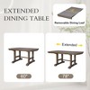 NicBex Farmhouse Extendable Wooden Dining Table with Removable Leaf,Modern Large Kitchen Table,Dining Room Furniture - 3 of 4
