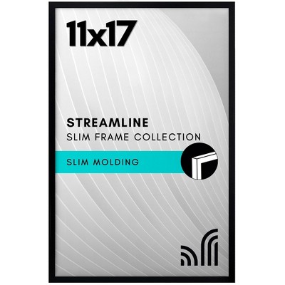 Americanflat 11x17 Picture Frame, Black