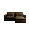 NicBex Couches for Living Room Deep Seat 2-Seater Sofa Couch Comfort Corduroy Upholstered Sofa With Pillows and Storage for Bedroom - 2 of 4