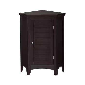 Teamson Home Glancy Freestanding Corner Floor Cabinet