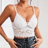 Clearlove Women's Sexy Clothing Rimless Bralette Push Up Sticky Bra Vest Sleeveless Backless Halterneck Crop Top Bra Vest Women's Shirt Neck Deep - 4 of 4