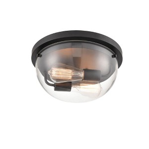 Millennium Lighting Ashford 2 - Light Flush Mount in  Matte Black - 1 of 4