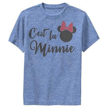 Boy's Disney French Minnie Performance Tee