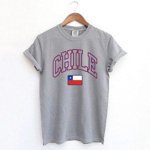 Simply Sage Market Women's Chile Flag Short Sleeve Garment Dyed Tee - 1 of 4