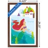 Trends International Disney The Little Mermaid - Ariel with Castle Framed Wall Poster Prints - 3 of 4