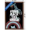 Trends International Marvel Comics - Falcon - Take Back the Shield Framed Wall Poster Prints - 3 of 4