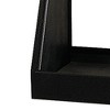 Odyssey 12 Vertical Space 12U Angled Face Open Back Carpeted Exterior Studio Equipment Storage Slant Rack with Rubber Feet, Black - 4 of 4