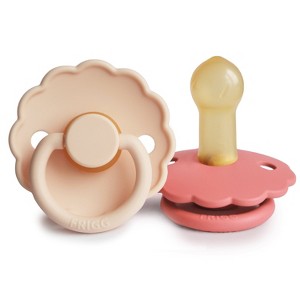 FRIGG Daisy Natural Rubber Pacifier 2-Pack - 1 of 4