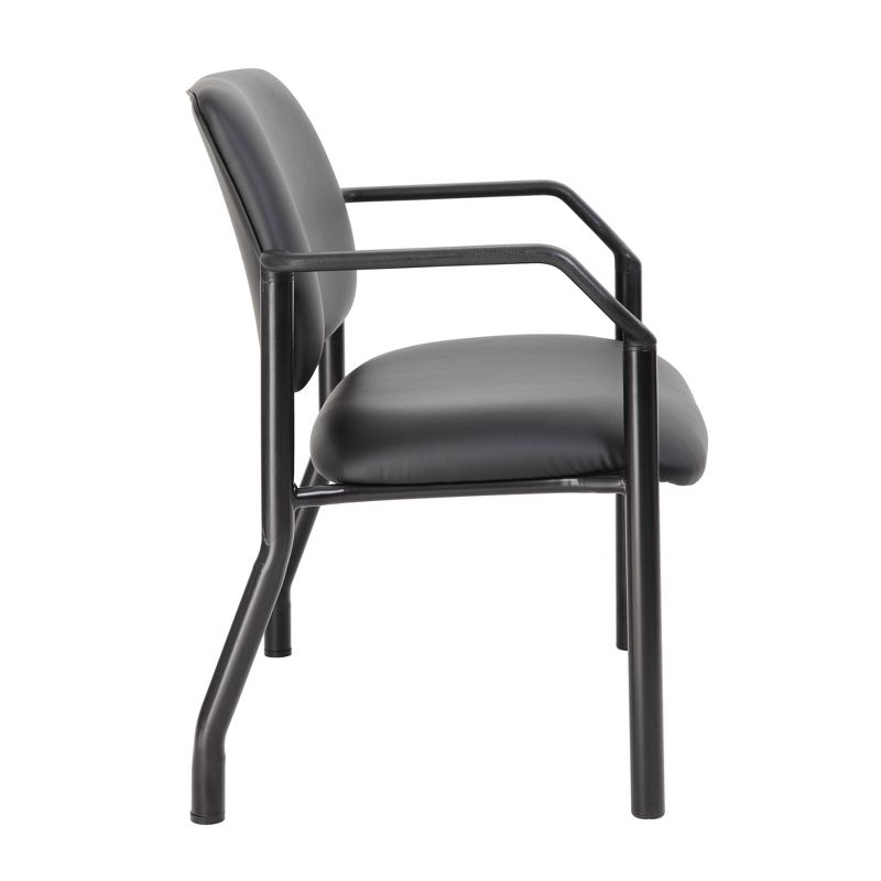 500lbs Guest Chair Antimicrobial Black - Boss Office Products, 5 of 7