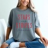 Simply Sage Market Women's Stars and Stripes Forever Short Sleeve Garment Dyed Tee - 2 of 4