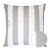 PAGED 20" Square Stripe Pillow, Bed Pillow with Removable Cover, Decorative Throw Pillow for Outdoor and Indoor, Strong Weather Resistance - 3 of 4