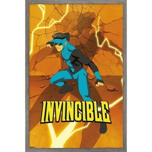 Trends International Invincible: Season 3 - Blue Suit Teaser One Sheet Framed Wall Poster Prints - 1 of 4
