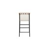 Meridian Furniture,Burke Cream Vegan Leather Counter Stool - 4 of 4