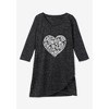 Woman Within Plus Size Marled Tulip Hem Layered Tunic - 4 of 4