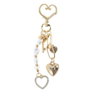 Unique Bargains Handbag Charm 4.65" Gold Tone 1 Pc - 1 of 4