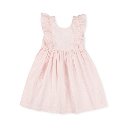 Hope & Henry Girls' Flutter Sleeve Empire Waist Dress, Kids : Target
