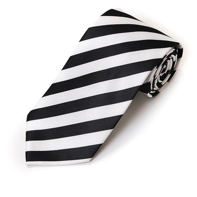 College Striped Colored Woven Tie Collection