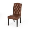 MAYEERTY Set of 2 Harriet KD Tufted Dining Chairs, Button-Tufted Detail Detachable Design, Dining Room - 4 of 4