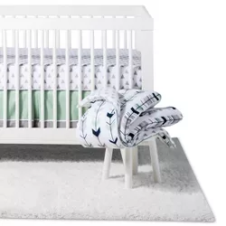 Sweet Jojo Designs Crib Bedding Set - Navy & Mint Mod Arrow - 11pc