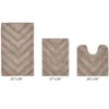 Hugo 100% Cotton Tufted Solid Non-Slip Backing 3 Piece Bath Rug Set - Better Trends - image 4 of 4