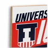 NCAA Illinois Fighting Illini Wood Wall Sign: Sports Art, Horizontal Decor - 4 of 4