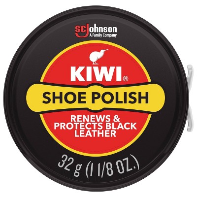 KIWI Shoe Polish Paste Metal Tin - Black 1.125oz