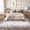 Large Area Rugs Easy to Clean Washable Neutral Dining Room Rug, Stain-Resistant Low Pile Floor Mat - 2 of 4