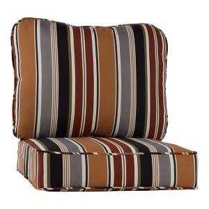 2-Piece Deep Seat Outdoor Cushion Set - 1 of 4