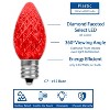 Novelty Lights C7 LED Faceted Christmas Replacement Bulbs Dimmable 25 Pack - 2 of 4