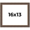 PosterPalooza | Elegant Brown Picture Frame - UV Acrylic, Backing Board, Hanging Hardware Included - 2 of 4