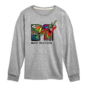Boys' - MTV - Skater Long Sleeve Graphic T-Shirt - 1 of 3